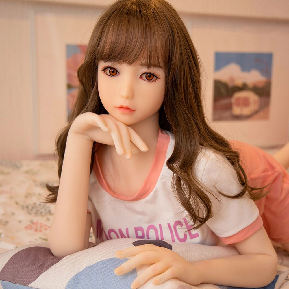 [EU IN-STOCK]lovely baby doll pure doll 135CM Skinny Sex Dolls TPE Love Dolls tailored physique articulated joints confidential delivery Sexy Love Dolls In-Stock Fast Shipping